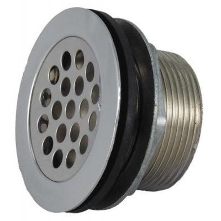 JR PRODUCTS SHOWER STRAINER W/GRID, LOCKNUT, SLIP NUT, RUBBER AND PLASTIC WASHER 9495-211-022